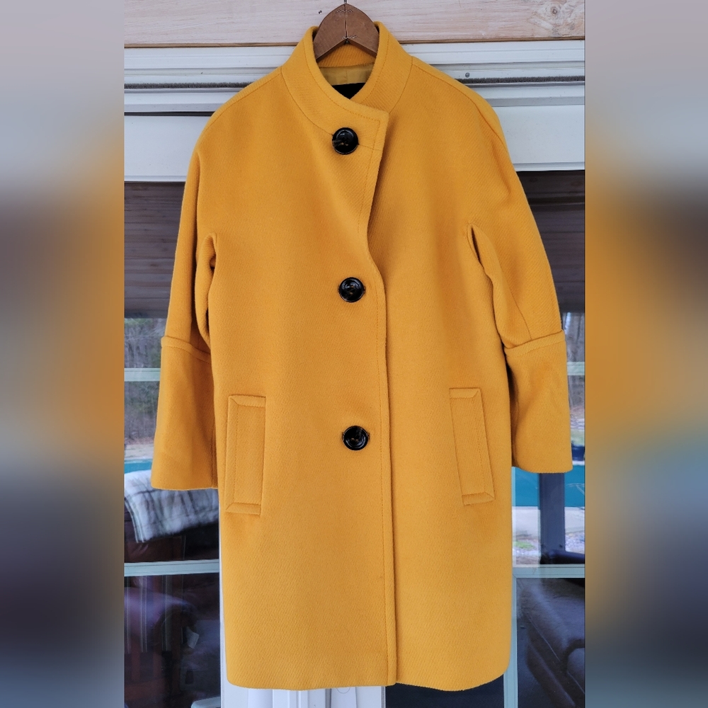 Talbots Gold Wool Blend jacket Sz 2